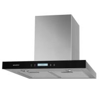 Вытяжка купольная Prima plus 60 (600х500хh400(780)) (Материал Металл/Стекло , Цвет Металлик/Черный) в Феодосии от производителя 