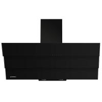 Вытяжка наклонная Cascada trio 90 (896х420хh713(878)) (Материал Металл/Стекло , Цвет Черный/Черный) в Феодосии от производителя 