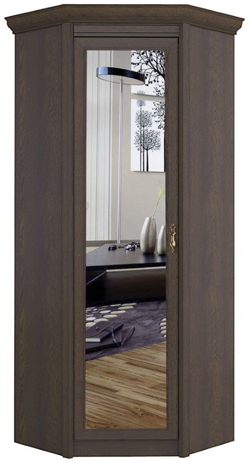 Фото Шкаф Флоренция 641 (87) угловой (с зеркалом) от производителя Яна в Феодосии по цене 38&nbsp;220 ₽