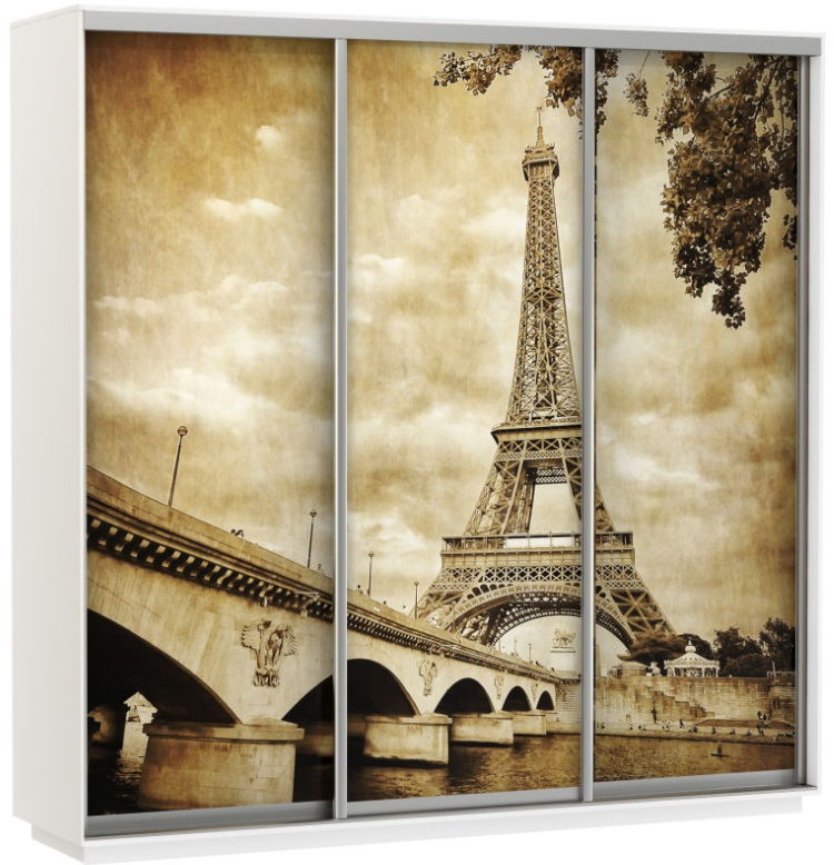 Фото Шкаф-купе Экспресс Трио Фото (2,1х0,6х2,4 - 3 двери) от производителя Мебельная компания Е1 в Феодосии по цене 56&nbsp;220 ₽