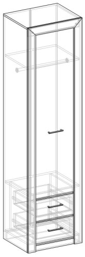 Фото Пенал Мартина с ящиками в Феодосии по цене 22 420 ₽ от производителя Мебель Маркет, код товара 2000002336525 шт Фото Пенал Мартина с ящиками от производителя Мебель Маркет в Феодосии по цене 22 420 ₽