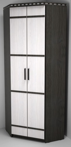 Фото Шкаф Ольга-13 (80) угловой  от производителя Фант-мебель в Феодосии по цене 12&nbsp;040 ₽