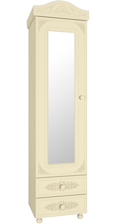 Фото Шкаф-пенал Ассоль плюс АС-1 с зеркалом от производителя Компасс в Феодосии по цене 28&nbsp;310 ₽