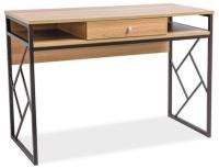 Стол компьютерный Signal Tablo B  (металл, мдф-дуб,  темно-коричневый (Signal) ) в Феодосии от производителя 