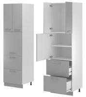 Кухня Монс пенал ПСВ-62 (белый, графит,(Леко)) в Феодосии от производителя 