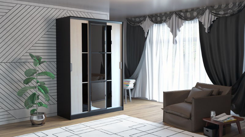 Фото Шкаф-купе ПШ-3.2 (3 двери) от производителя Росток в Феодосии по цене 32&nbsp;390 ₽
