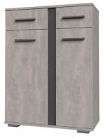 Тумба Астрид (2 дв + 2 ящ) (бетонный камень, бетонный камень-металл бруклин (Браво-мебель) ) в Феодосии от производителя 