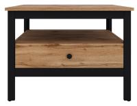 Стол журнальный Loft LAW (мдф, лдсп-дуб вотан,  черный (Black Red White (БРВ)) ) в Феодосии от производителя 