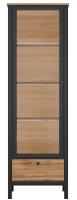Шкаф Loft REG1W1S (дуб вотан, дуб вотан-черный (Black Red White (БРВ)) ) в Феодосии от производителя в интернет магазине Планета Комфорта Шкаф Loft REG1W1S (дуб вотан, дуб вотан-черный (Black Red White (БРВ)) ) в Феодосии от производителя