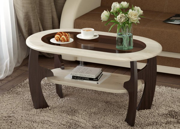 Фото Стол журнальный Маджеста-2 от производителя Олмеко в Феодосии по цене 6&nbsp;650 ₽