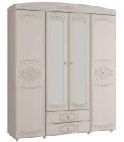 Фото  шкаф каролина (180) с зеркалом четырехдверный производитель Олмеко