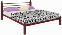 Фото metallicheskie-krovati кровать двуспальная милана lux (см 160х190) трубка металл производитель Милсон