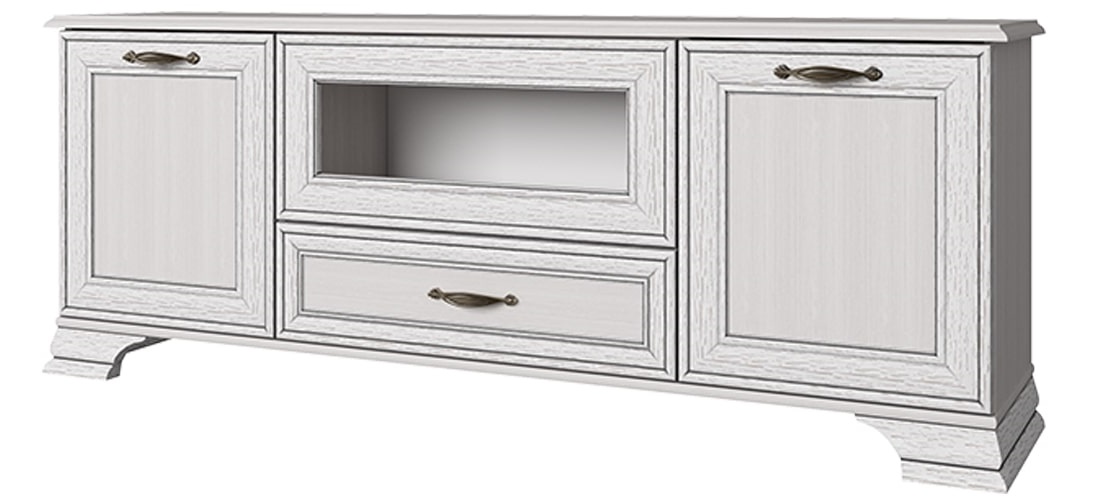 Фото Тумба RTV 1V2D1S Тиффани (Tiffany) от производителя Анрэкс в Феодосии по цене 22 980 ₽