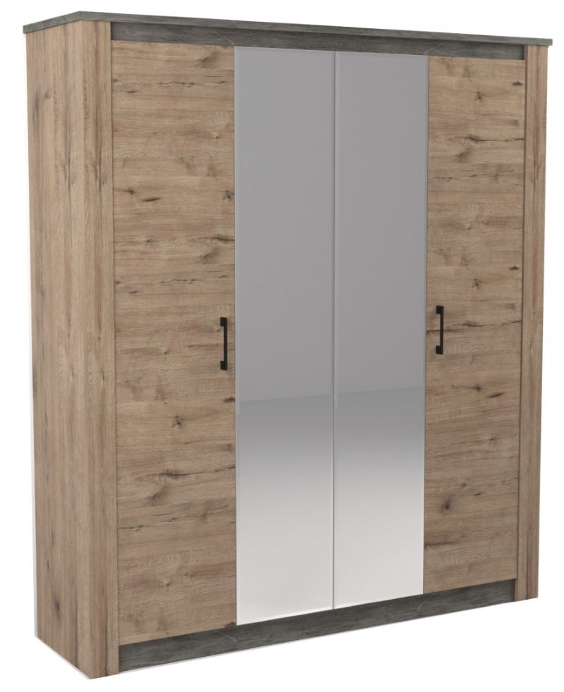 Фото Шкаф Денвер (192) четырехдверный от производителя СБК в Феодосии по цене 46&nbsp;000 ₽