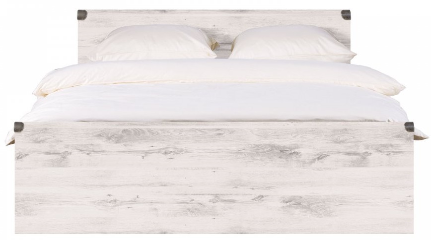 Фото Кровать двуспальная Индиана JLOZ (СМ 160х200) без основания от производителя Black Red White (БРВ) в Феодосии по цене 17&nbsp;850 ₽