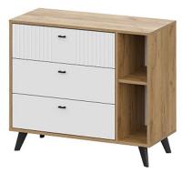 Фото  комод комбинированный милан (3 ящика) производитель SV-мебель