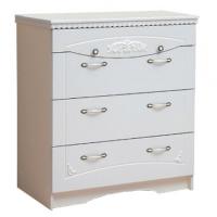 Комод Ольга-10  (белый-жемчужный ясень (Фант-мебель) ) в Феодосии от производителя 