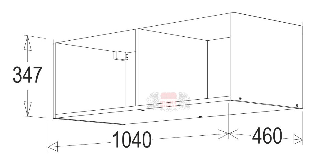 Фото Секция навесная Александра 23 (МДФ) от производителя Фант-мебель в Феодосии по цене 4 330 ₽