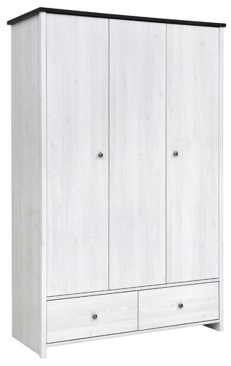 Фото Шкаф Порто SZF3D2S (129) трехдверный от производителя Black Red White (БРВ) в Феодосии по цене 30 340 ₽