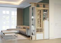 Шкаф-перегородка Венеция (дуб ривьера-рамух белый (Гранд Кволити) ) в Феодосии от производителя 