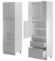 Кухня Монс пенал ПСВ-63 (белый, графит,(Леко)) в Феодосии от производителя 