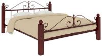 Кровать двуспальная Диана Lux Plus (СМ 160х190) трубка металл в интернет магазине Планета Комфорта Фото derevyannye-krovati кровать двуспальная диана lux plus (см 160х190) трубка металл производитель Милсон