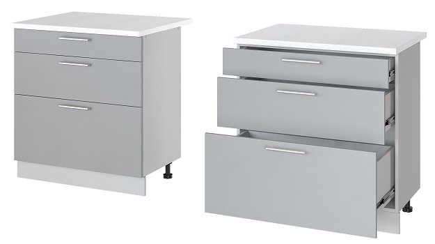 Фото Кухня Бронкс стол-рабочий Н-83 от производителя Леко в Феодосии по цене 9&nbsp;630 ₽