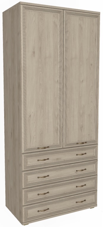 Фото Шкаф Карина ШК-1006 (90) двухдверный от производителя Лером в Феодосии по цене 41&nbsp;620 ₽