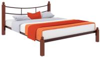 Кровать двуспальная София Lux (СМ 160х200) трубка металл в интернет магазине Планета Комфорта Фото derevyannye-krovati кровать двуспальная софия lux (см 160х200) трубка металл производитель Милсон