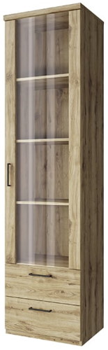 Фото Шкаф с витриной 1V2S Дорсет (Doorset) от производителя Анрэкс в Феодосии по цене 16 980 ₽