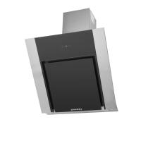 Вытяжка наклонная Modern 80 (796х480хh845(1125)) (Материал Металл/Стекло , Цвет Металлик/Черный) в Феодосии от производителя 