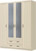 Шкаф Кантри ШР-4 (164) четырехдверный - слоновая кость