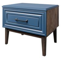 Тумба прикроватная Гориция (таксус-сапфировый, сапфировый (Браво-мебель) ) в Феодосии от производителя 
