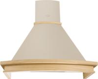 Вытяжка купольная Iris 190 (900х500хh573(843)) (Материал Металл/Дерево , Цвет Бежевый/Неокрашено) в Феодосии от производителя 