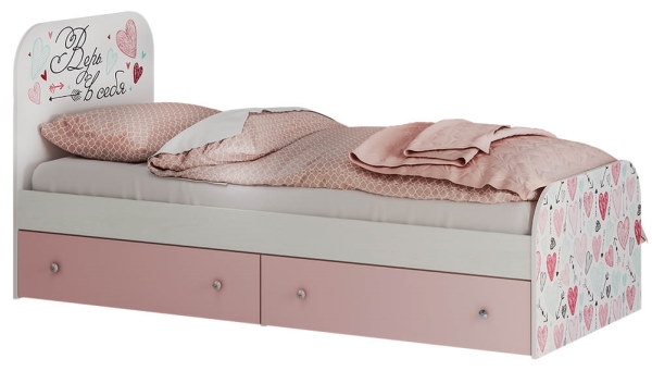 Фото Кровать детская Малибу КР-10 Light (СМ 80х186) с ящиками от производителя БТС  в Феодосии по цене 12 740 ₽