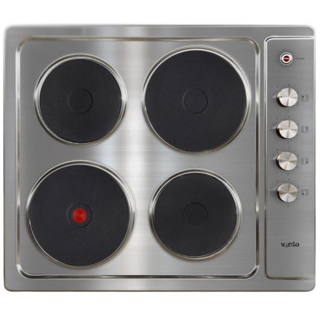 Фото Варочная поверхность электрическая 4-х конф. VENTOLUX HE604 (INOX) 1 (590х510хh30) от производителя  в Феодосии по цене 7 870 ₽