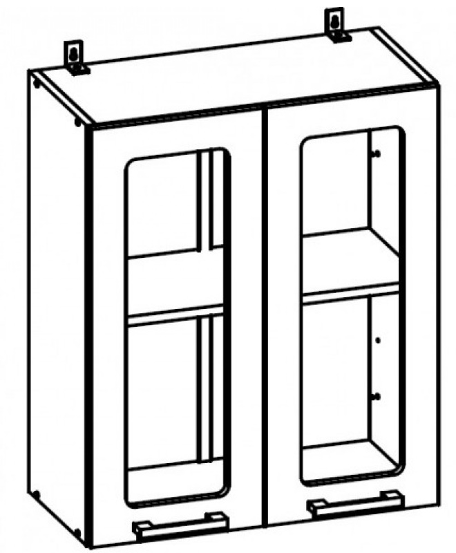 Фото Кухня Волна шкаф навесной Ш700с (72) от производителя SV-мебель в Феодосии по цене 6 710 ₽