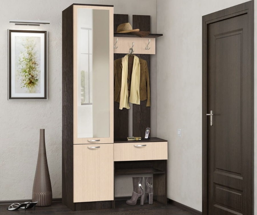 Фото Прихожая Иннэс-3 (левая) от производителя Диал в Феодосии по цене 7&nbsp;650 ₽