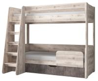 Фото dvukhyarusnye-krovati кровать двухъярусная джаз (jazz) (см 90х200) с основанием производитель Анрэкс