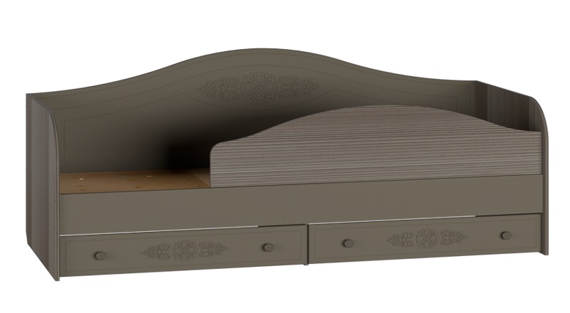 Фото Кровать односпальная Ассоль плюс АС-10 (СМ 80х200) комплектуется настилом от производителя Компасс в Феодосии по цене 27&nbsp;800 ₽