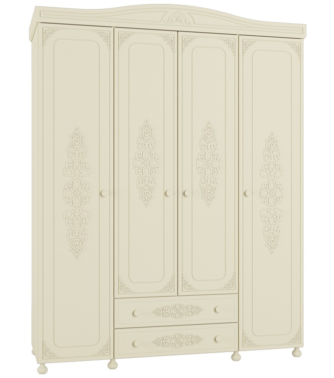 Фото Шкаф Ассоль плюс АС-28 (173) четырехдверный от производителя Компасс в Феодосии по цене 71&nbsp;310 ₽