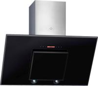 Вытяжка наклонная Abelia 190 (900х400хh857(1332)) (Материал Металл/Стекло , Цвет Металлик/Черный) в Феодосии от производителя 