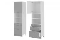 Кухня Бронкс пенал П-63 (белый, бетон,(Леко)) в Феодосии от производителя 