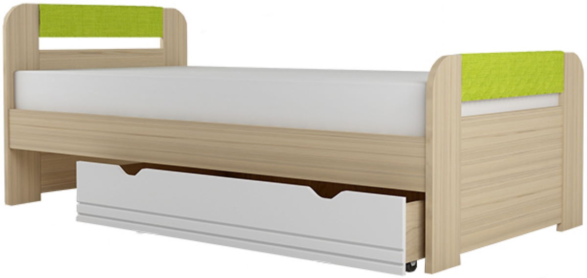 Фото Кровать односпальная Стиль 900.3 (СМ 90х200) с основанием  от производителя Аквилон в Феодосии по цене 19&nbsp;840 ₽