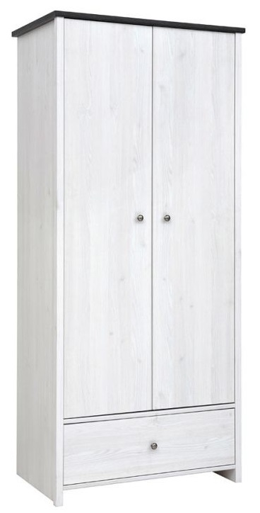 Фото Шкаф Порто SZF2D1S (89) двухдверный от производителя Black Red White (БРВ) в Феодосии по цене 20 080 ₽