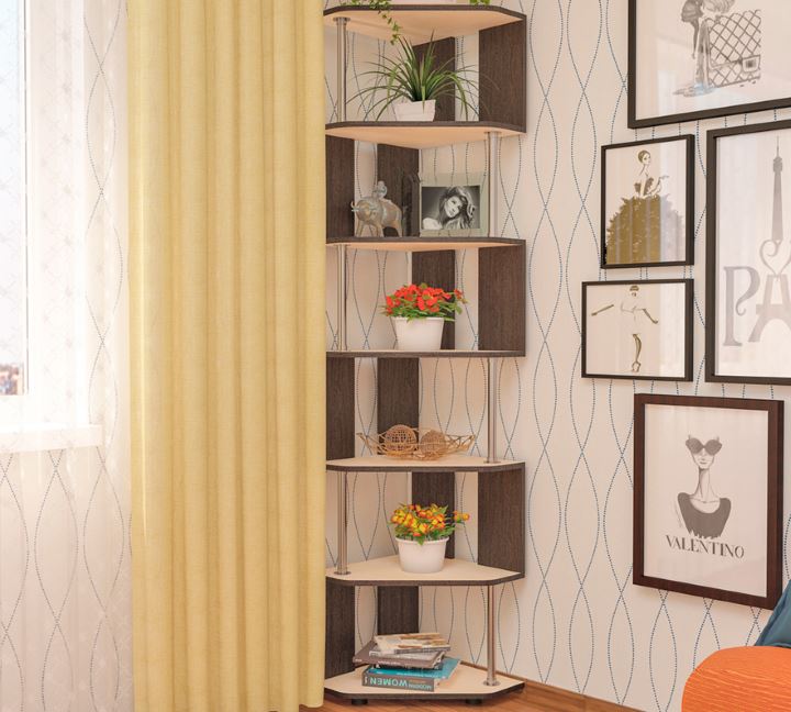 Фото Стеллаж угловой СПУ-3  от производителя Пирамида в Феодосии по цене 4&nbsp;800 ₽