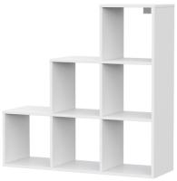 Стеллаж Токио (лесенка) (белый текстурный (No name) ) в Феодосии от производителя 