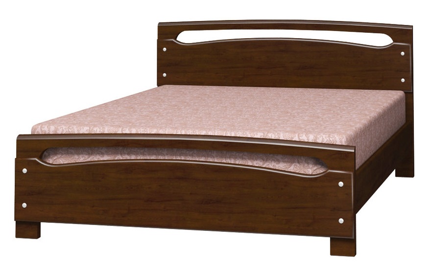 Фото Кровать двуспальная Камелия-2 (СМ 160х200) без основания с универсальными царгами от производителя Браво-мебель в Феодосии по цене 22&nbsp;910 ₽