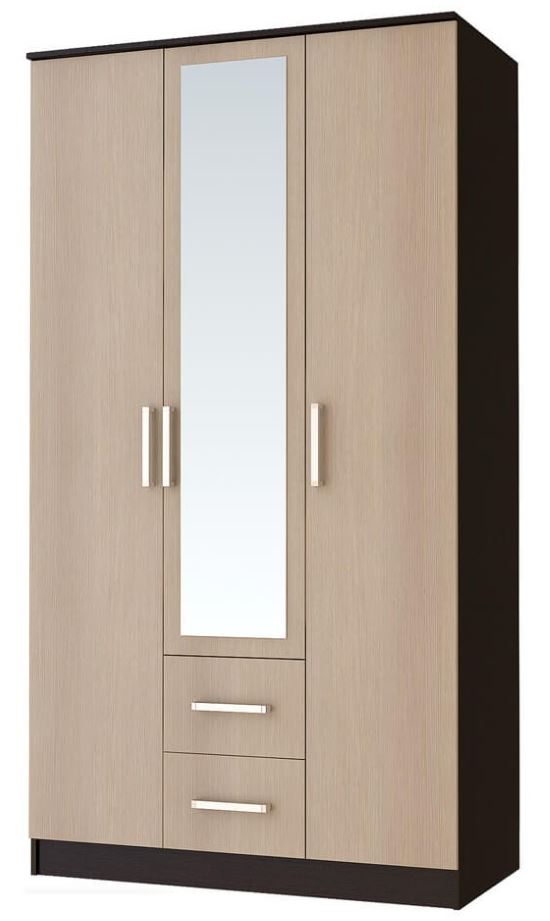 Фото Шкаф Фиеста (120) трехдверный от производителя БТС  в Феодосии по цене 13 360 ₽