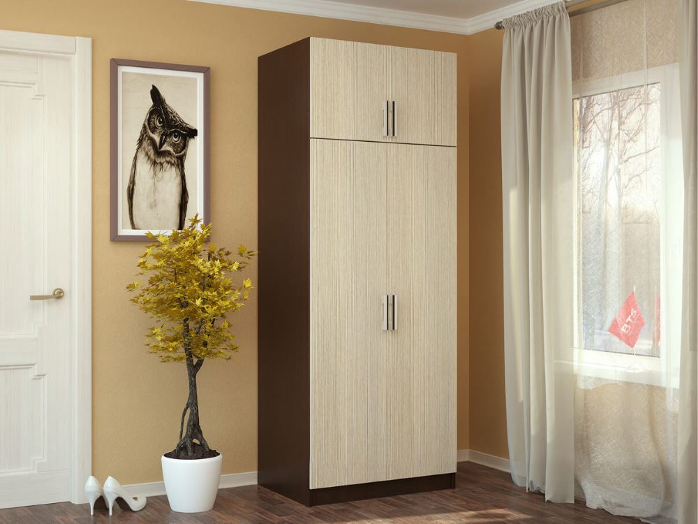 Фото Шкаф с перегородкой (80) двухдверный от производителя БТС  в Феодосии по цене 10&nbsp;220 ₽